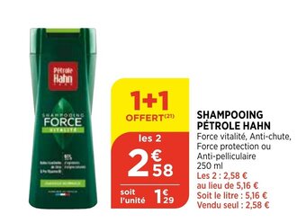 Bi1 Shampooing pétrole hahn offre