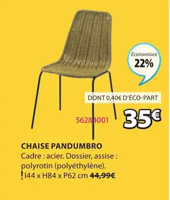 JYSK Chaise pandumbro offre