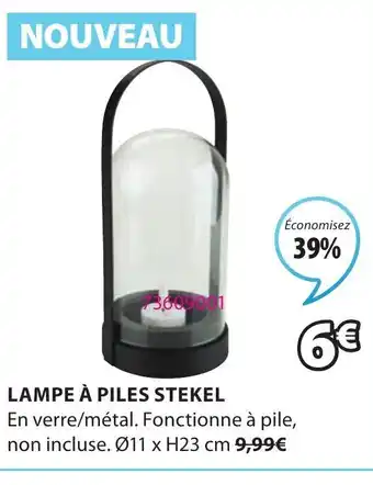 JYSK Lampe à piles stekel offre
