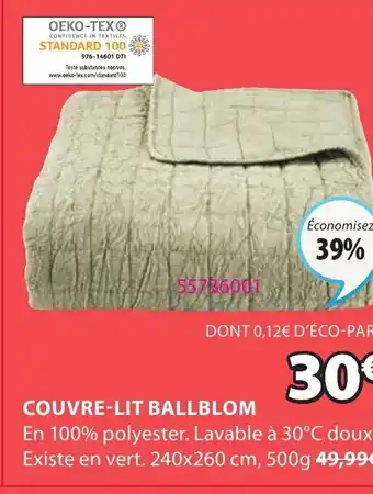 JYSK Couvre-lit ballblom offre