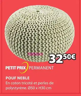 JYSK Pouf neble offre