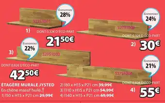 JYSK Étagère murale Jsyted offre