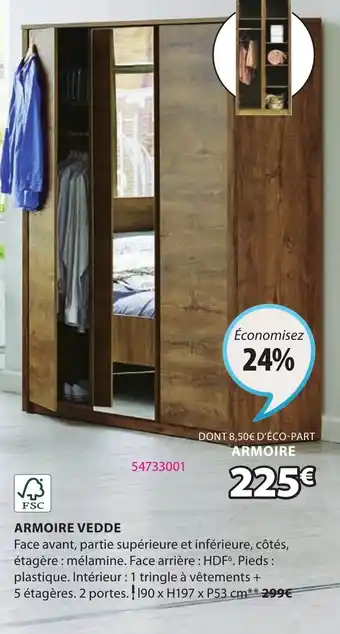 JYSK Armoire vedde offre
