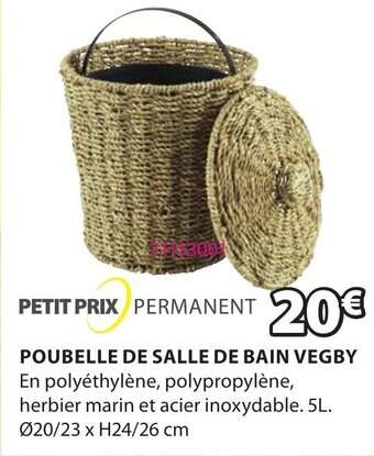 JYSK Poubelle de salle de bain vegby offre
