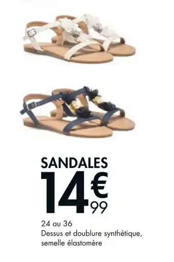 Gémo Sandales offre