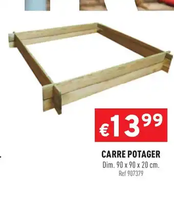 Trafic CARRE POTAGER offre