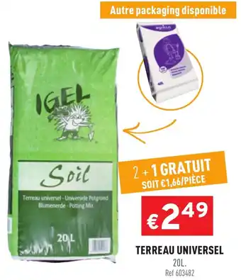 Trafic TERREAU UNIVERSEL offre
