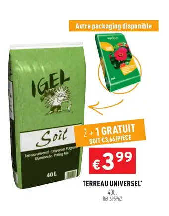 Trafic TERREAU UNIVERSEL offre