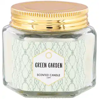 Action Bougie parfumée dans un verre avec couvercle offre