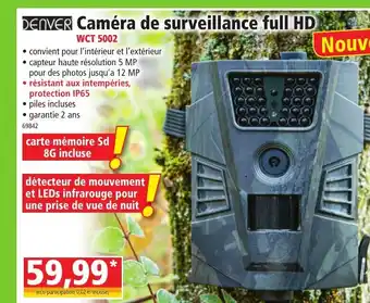 Norma Caméra de surveillance full HD offre