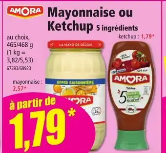 Norma Mayonanaise ou ketchup offre