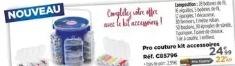 Teleshopping Pro couture kit accessoires Réf. C85796 offre