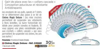Teleshopping Cintres Séchoir innovation deluxe Réf. C85681 offre