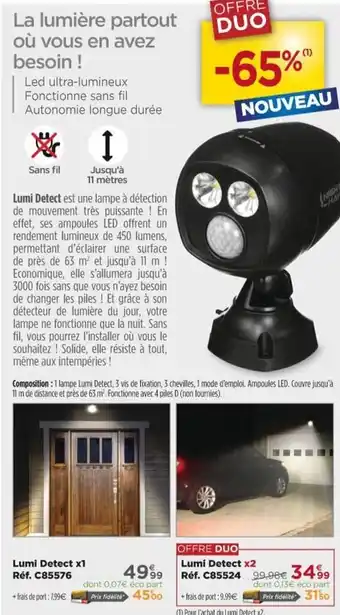 Lumi detect Réf. C85576