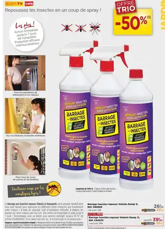 Teleshopping Barrage insectes repouss volants ramp 3L Réf. C84569 offre