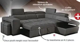 Teleshopping Canapé premium confort gris Réf. C85659 offre