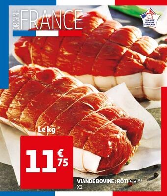Auchan Viande bovine: roti offre