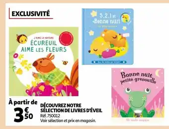 Auchan Decouvrez notre selection de livres d´eveil offre