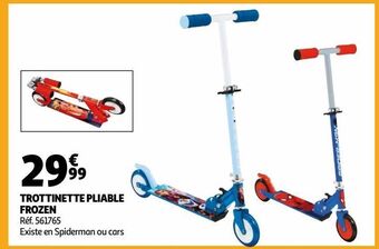 Auchan Trottinette pliable frozen offre