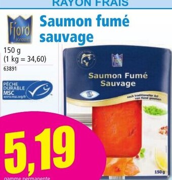 Norma Saumon fumé sauvage offre
