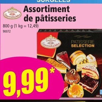 Norma Assortiment de pâtisseries offre