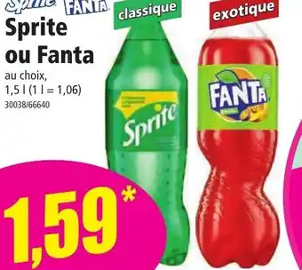 Norma Sprite ou fanta offre