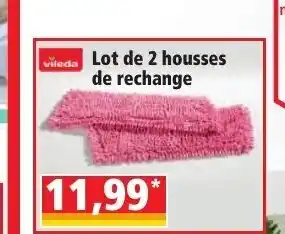 Lot de 2 Housses de Rechange