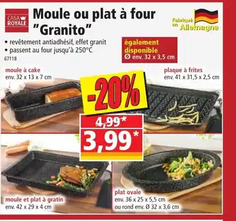 Norma Moule Ou Plat à Four offre