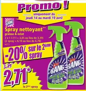 Norma Spray Nettoyant offre