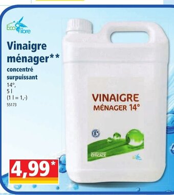 Norma Vinaigre Ménager offre