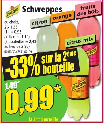 Norma Schweppes offre