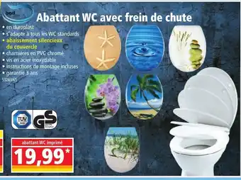 Norma Abattant WC Avec Frein de Chute offre