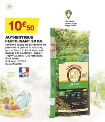 Authentique Fertilisant 20kg