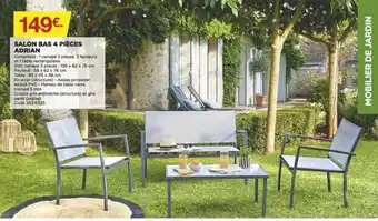 Bricomarché Salon Bas 4 Pièces offre