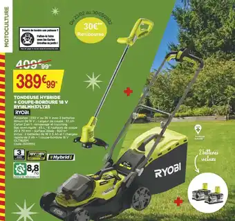 Bricomarché Tondeuse Hybride offre
