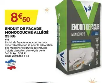 Bricomarché Enduit de Façade offre