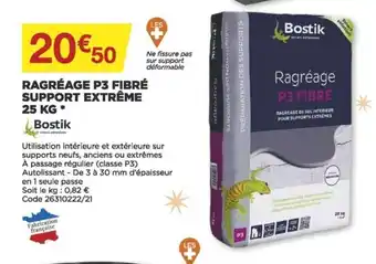 Bricomarché Ragréage P3 Fibré offre