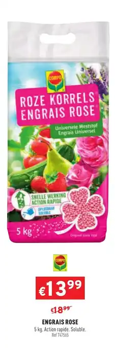 Trafic ENGRAIS ROSE offre