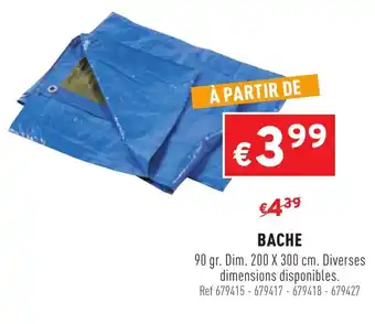Trafic BACHE offre