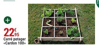 Gamm vert Carré potager cardon 100 offre