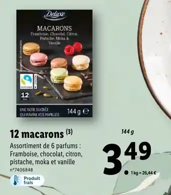 Lidl 12 macarons offre