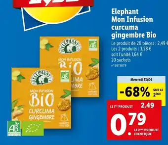 Lidl Elephant mon infusion offre