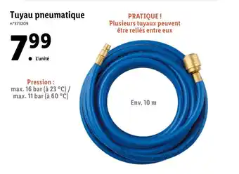 Lidl Tuyau pneumatique offre