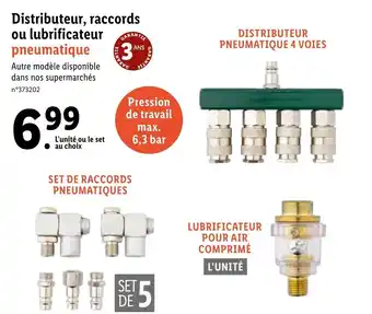 Lidl Distributeur, raccords ou lubrificateur offre