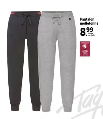 Lidl Pantalon molletonné offre