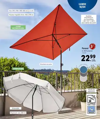 Lidl Parasol offre
