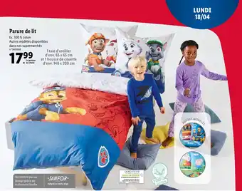 Lidl Parure de lit offre