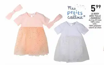 Stokomani Le body avec tulle + bandeau offre