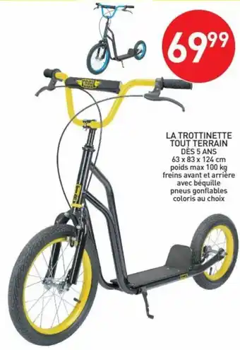 Stokomani La trottinette tout terrain des 5 ans offre
