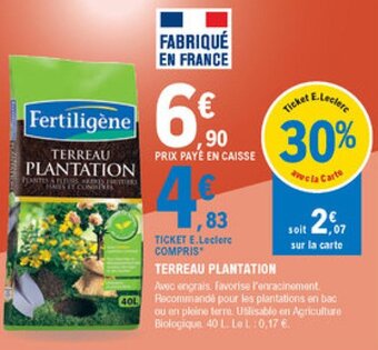 E.Leclerc Brico Terreau plantation offre